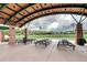 Underneath Case Pavilion, featuring picnic tables, grass, and a view at 800 Rockhurst Dr # D, Highlands Ranch, CO 80129