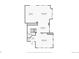 Detailed floor plan showcasing the layout of the kitchen, living room, dining room, and bathroom at 800 Rockhurst Dr # D, Highlands Ranch, CO 80129