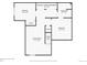 Basement floor plan, showing bedrooms, bathroom and Gathering room at 9485 W 81St Ave # B, Arvada, CO 80005