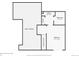 Upper level floor plan, showing bedroom and bathroom at 9485 W 81St Ave # B, Arvada, CO 80005