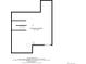 Floor plan showing unfinished basement at 8943 Tappy Toorie Cir, Highlands Ranch, CO 80129