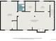Floorplan showing the layout of the house including a bedroom and a recreation room at 6436 S Kline St, Littleton, CO 80127