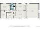 Floorplan showing the layout of the house including 3 bedrooms and a garage at 6436 S Kline St, Littleton, CO 80127