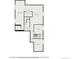 Layout of the basement, featuring a recreation room, bedroom, utility area, storage space, and walk-in closet at 6674 Fonder Villa Dr, Parker, CO 80134