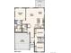 Main level floor plan showing 3 bedrooms, 2 bathrooms, and a 2-car garage at 5710 Ranch St, Mead, CO 80504