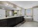 Gorgeous bathroom with dual vanity, soaking tub, and walk-in shower for spa-like experience at 2669 Red Bird Trl, Castle Rock, CO 80108