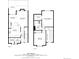 Detailed floor plans of the first and second floors, showcasing layout and dimensions at 9110 Gale Blvd # 3, Thornton, CO 80260