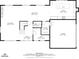Floor plan view of the home's main level with kitchen, living and dining area, bath, and garage layout at 6111 W Fremont Dr, Littleton, CO 80128
