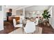 Bright and airy dining area flowing into the living space, great for Gathering gatherings and entertaining guests at 500 E 11Th Ave # 401, Denver, CO 80203