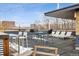 A spacious rooftop area is perfect for socializing and enjoying city views at 500 E 11Th Ave # 401, Denver, CO 80203