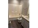 Standard bathroom with tub, toilet and vanity sink at 1222 Yosemite St, Denver, CO 80220