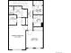 Floorplan showing the layout of the Bedrooms, Bathrooms, Hallway, Laundry, and WIC at 12711 Colorado Blvd # 714G, Thornton, CO 80241