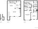 Floorplans showing the layout of each floor at 12711 Colorado Blvd # 714G, Thornton, CO 80241