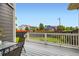 View from the back deck, showcasing a lovely yard at 3597 Xanthia St, Denver, CO 80238
