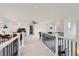 Spacious loft area with comfortable seating, a ceiling fan, and neutral carpeting at 3597 Xanthia St, Denver, CO 80238