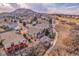 Aerial view of home in a neighborhood close to a golf course at 1339 Bent Grass Cir, Castle Rock, CO 80109