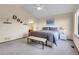 Spacious bedroom features a vaulted ceiling, neutral walls, ceiling fan, and king-size bed at 1339 Bent Grass Cir, Castle Rock, CO 80109