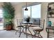 Breakfast nook with table and chairs and view of the outdoor scenery at 1339 Bent Grass Cir, Castle Rock, CO 80109
