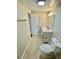 Cozy bathroom with new vanity, a tile floor, and modern fixtures at 1243 Gaylord St # 302, Denver, CO 80206
