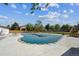 A community pool covered by a protective tarp in a outdoor area at 12108 Melody Dr # 103, Denver, CO 80234