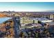Stunning aerial view of the community, cityscape, and waterfront offering panoramic views at 4200 W 17Th Ave # 235, Denver, CO 80204