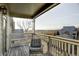 Spacious balcony offering scenic views of the surrounding area at 6013 Castlegate Dr # D33, Castle Rock, CO 80108