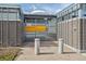 Pool entrance with a gate at 1111 Osage St # 29, Denver, CO 80204