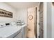 Functional laundry room with modern washer and dryer at 717 S Carr Ave, Lafayette, CO 80026