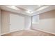 Bright bedroom with large closet and a tray ceiling detail for added architectural interest at 10440 Lowell Ct, Westminster, CO 80031