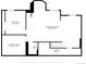 Detailed floor plan showcasing layout of the basement floor with dimensions at 10440 Lowell Ct, Westminster, CO 80031