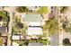 Straight down aerial view of the home with roof and yard plus the adjacent neighborhood at 2235 Eaton St, Edgewater, CO 80214