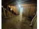 Exposed unfinished basement area with concrete floor and utilities at 867 S Grape St, Denver, CO 80246
