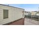 Spacious rooftop balcony with wooden decking providing unique city views at 1285 W 9Th Ave, Denver, CO 80204