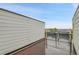 Spacious balcony with wooden decking and black metal railings offering nice view at 1285 W 9Th Ave, Denver, CO 80204