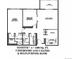 Detailed floor plan showcasing a two-bedroom, two-bath layout with a spacious living area and kitchen at 660 S Alton Way # 10D, Denver, CO 80247