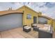 This roof top patio has outdoor seating for relaxing and entertaining with exterior architectural details at 9019 E Panorama Cir # D504, Englewood, CO 80112