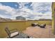 Relax on the roof top patio with a cozy outdoor seating area and city views at 9019 E Panorama Cir # D504, Englewood, CO 80112