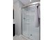 Bathroom showcasing glass shower with built in shelving at 3580 Broadway St # 3, Boulder, CO 80304