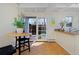 Bright kitchen and dining area with backyard access and patio at 3580 Broadway St # 3, Boulder, CO 80304