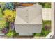 Aerial view of a home's roof, deck, and patio at 106 Cherry St, Castle Rock, CO 80104