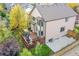 Aerial view of a home's deck and yard with outdoor seating at 106 Cherry St, Castle Rock, CO 80104