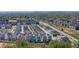 Stunning aerial view of the community featuring modern architecture and lush landscaping at 12374 Farmview St, Thornton, CO 80241