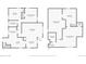 Detailed floorplan of the home, showcasing the layout of the rooms and dimensions at 2361 Olive St, Denver, CO 80207