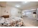 Inviting basement bedroom with a queen-size bed and ample natural light at 38666 County Road 21, Elizabeth, CO 80107