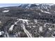 Aerial view of mountain community with snowy landscape at 246 Broken Lance Dr # 503, Breckenridge, CO 80424