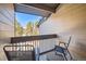 Private balcony with mountain views and seating at 246 Broken Lance Dr # 503, Breckenridge, CO 80424