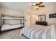 King size bed and bunk beds in a bedroom at 246 Broken Lance Dr # 503, Breckenridge, CO 80424