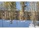 Building nestled in a snow covered wooded area at 246 Broken Lance Dr # 503, Breckenridge, CO 80424