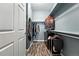 Well-organized walk-in closet with ample storage space and modern flooring at 474 Black Feather Loop # 406, Castle Rock, CO 80104
