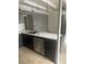 Modern kitchen with stainless steel dishwasher and black cabinets at 1040 Stuart St, Denver, CO 80204